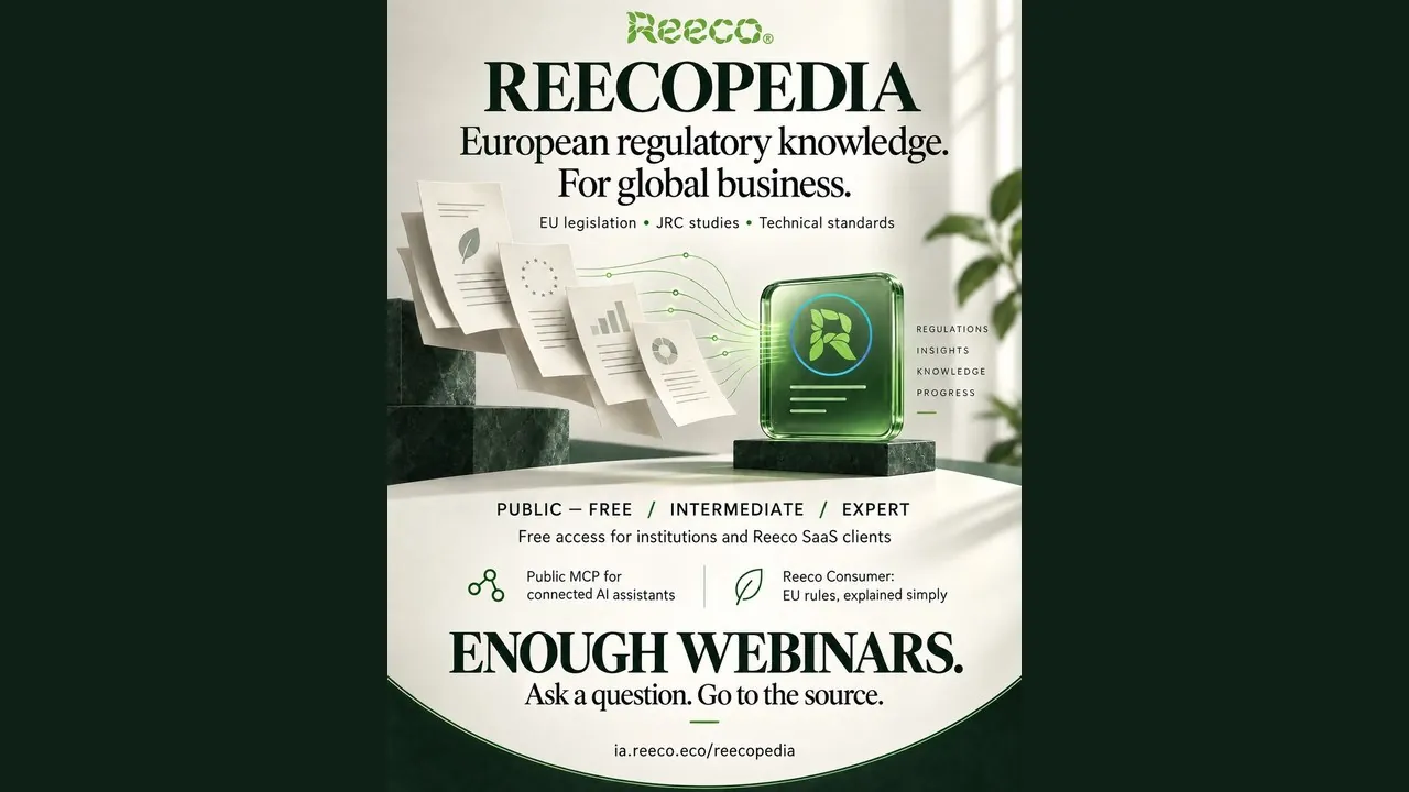 Iltaqa' ma' Reecopedia: Għarfien regolatorju Ewropew għan-negozji globali